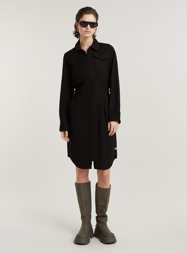 Military Shirt Dress